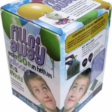 Helium tank voor 25 gefeliciteerd ballonnen