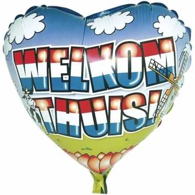 Welkom thuis gefeliciteerd ballon helium