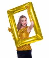Gefeliciteerd foto frame rechthoek goud 85 x 60 cm