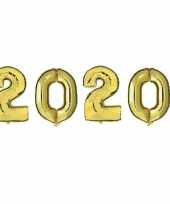 Grote gouden 2020 ballonnen voor oud en nieuw