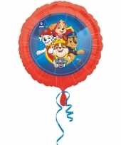 Paw patrol themafeest gefeliciteerd ballon 43 cm