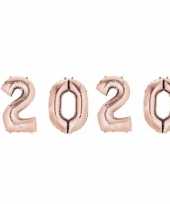 Rose gouden 2020 ballonnen voor oud en nieuw
